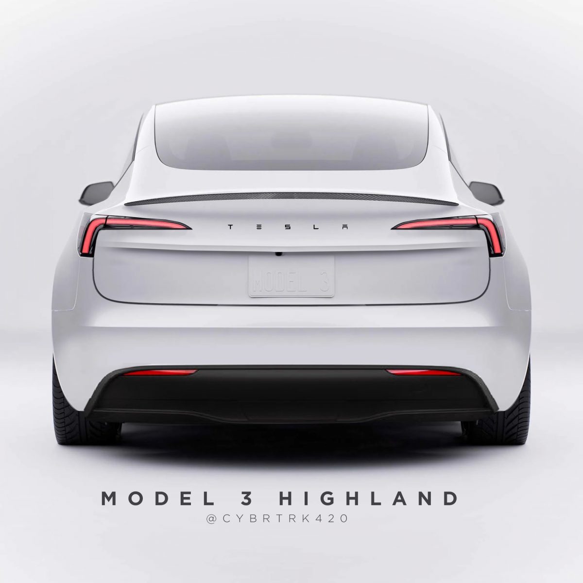 Spoiler Wing Performance Trunk Lip for all Model Y/3 Rear Tail Lid –  Arcoche, tesla model 3 highland spoiler 