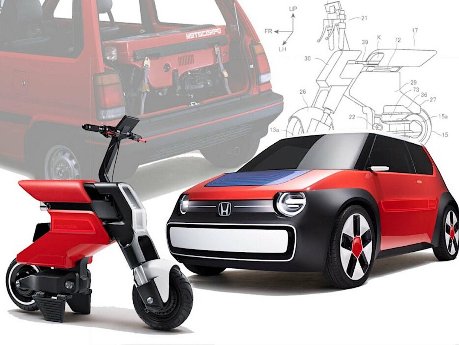 Honda To Reveal New EV Hatchback And Scooter Combo - Carlist